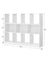 Bookcase - 11 Storage Bins - Wood - Multicolor