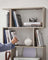 Wooden Bookcase - 6-Tier Design - Greige - Freestanding Room Divider