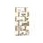 6-Tier Freestanding Cube Display Shelf - Wood - Natural Oak - Multi-Functional Room Divider