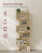 6-Tier Freestanding Cube Display Shelf - Wood - Natural Oak - Multi-Functional Room Divider