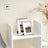 Tree-Shaped Bookcase - Particleboard - White - with 13 Storage Shelves