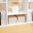 Tree-Shaped Bookcase - Particleboard - White - with 13 Storage Shelves