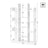 Tree-Shaped Bookcase - Particleboard - White - with 13 Storage Shelves