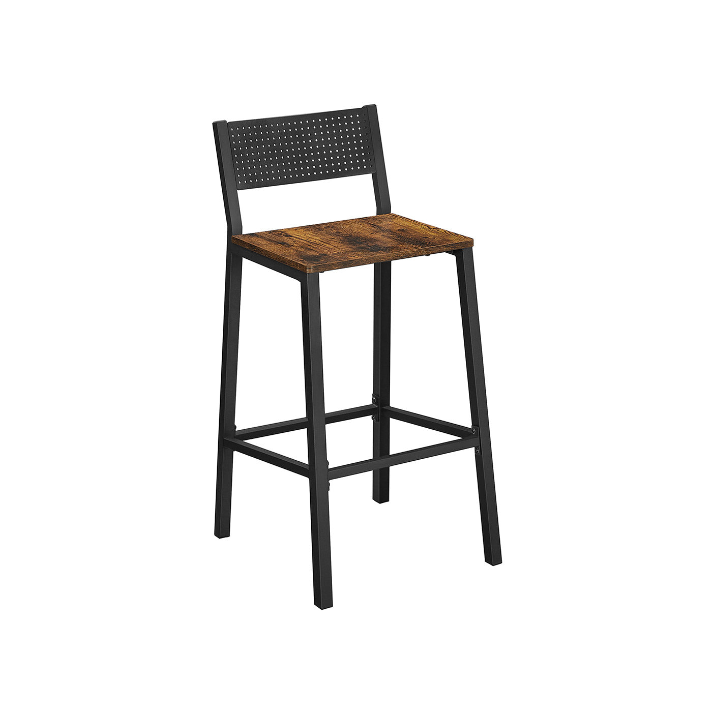 Bar Stool Set of 2 - Metal - Counter Height