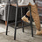 Bar Stool Set of 2 - Metal - Counter Height