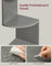 5-Tier Wall-Mounted Corner Shelf - Wood - Dove Grey - Versatile Display for Living Room