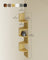 5-Tier Wall-Mounted Corner Shelf - Natural Oak - Ideal for Displaying Plants and Decorations