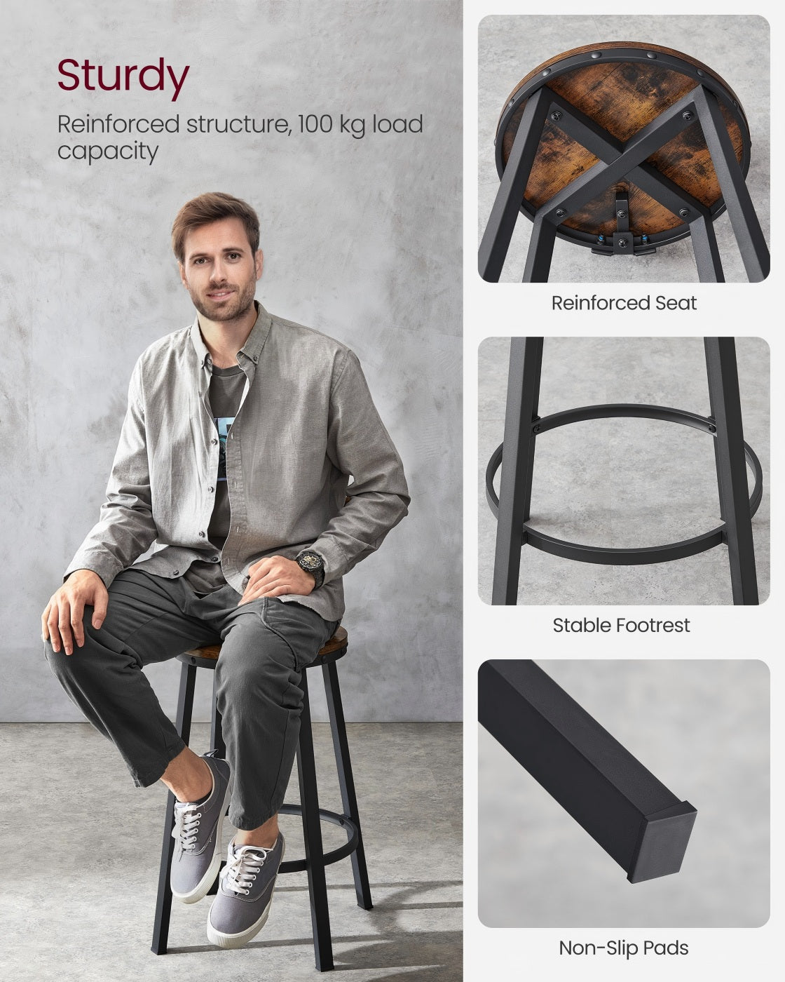 Bar Stools - Set of 2
