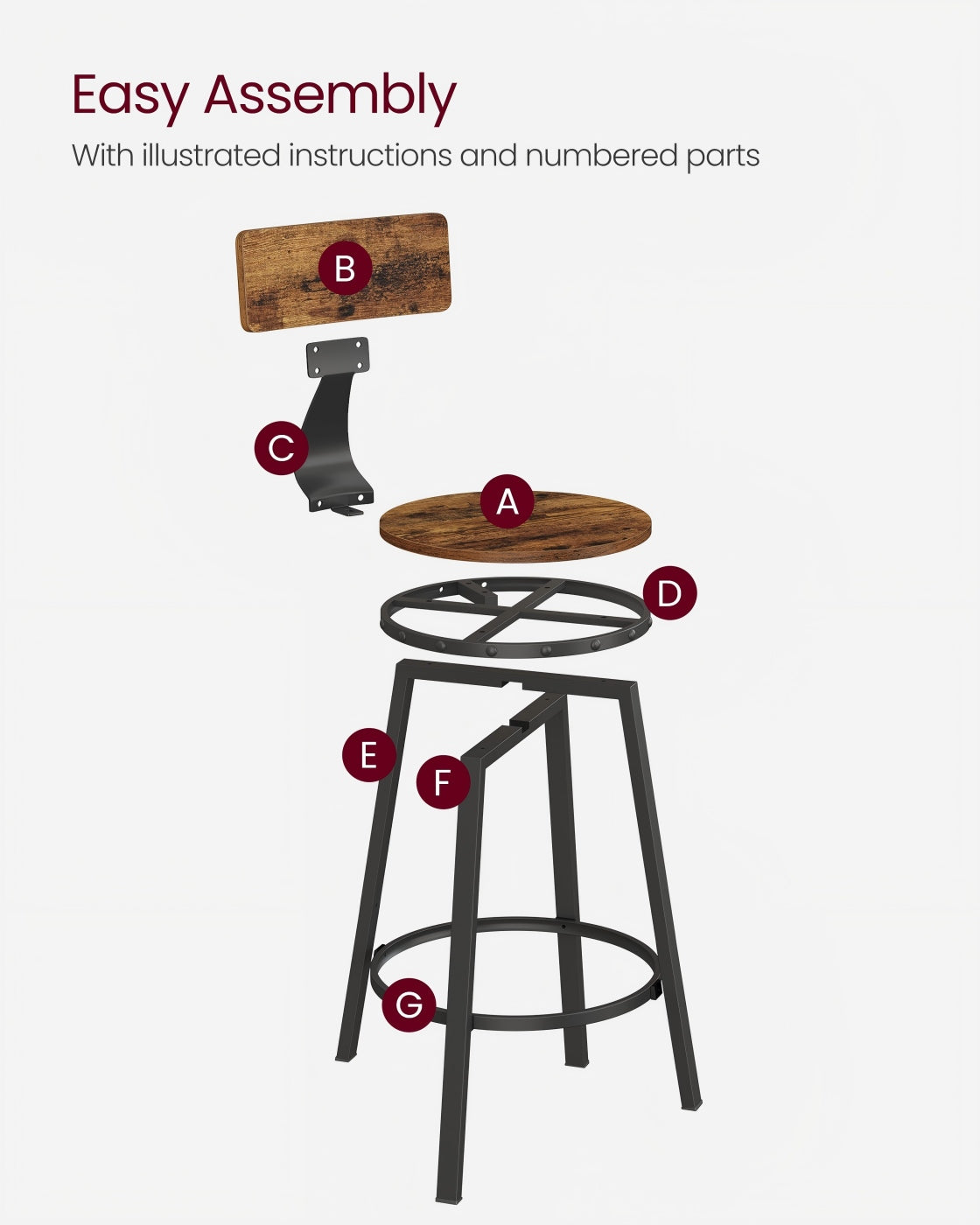 Bar Stools - Set of 2