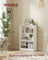 Bookcase - Wood - Natural Finish - 4-Tier with Adjustable Shelves