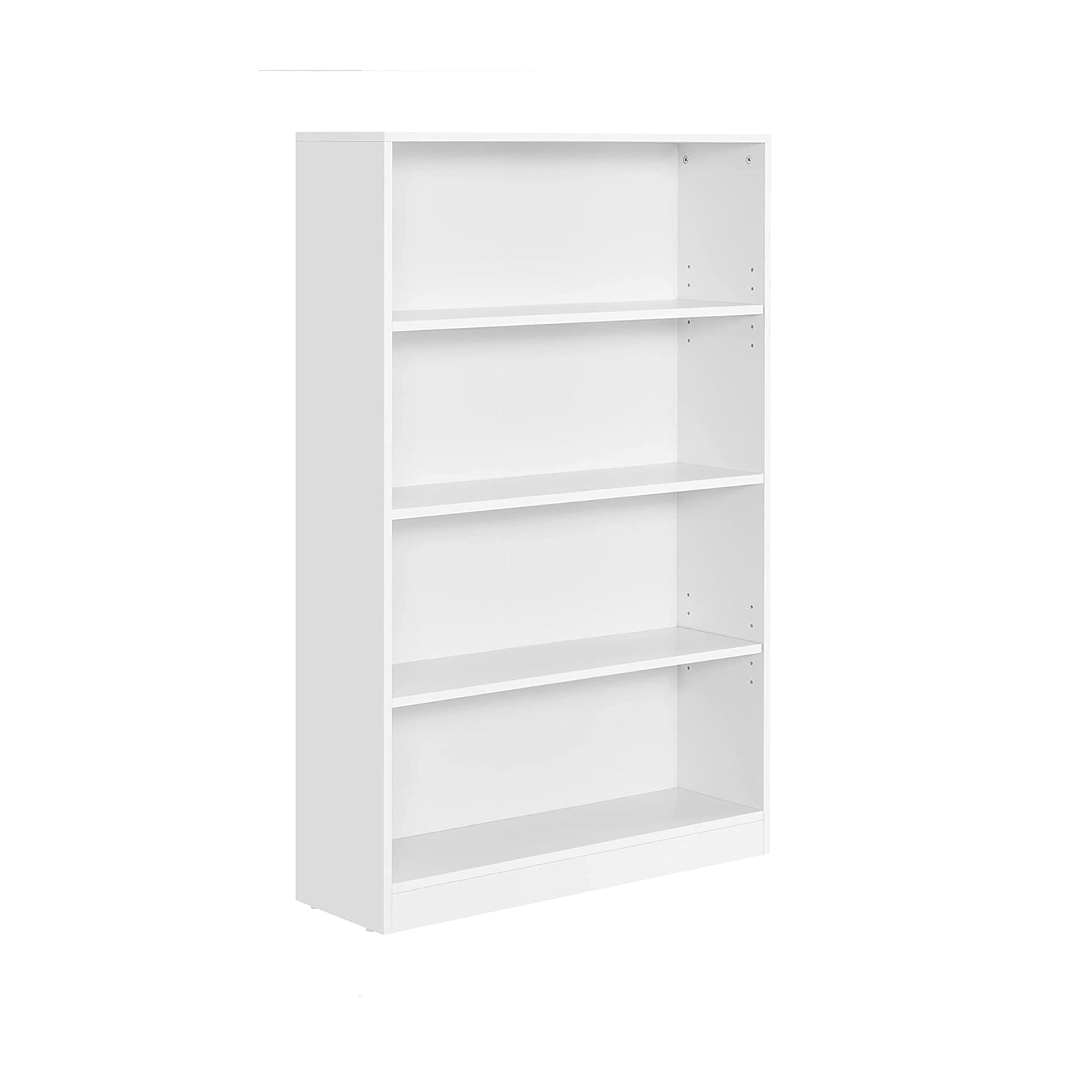 4 Tier Bookcase - Wood - Natural Finish - Adjustable Shelves for Children's Books and Home Office Storage