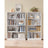 4 Tier Bookcase - Wood - Natural Finish - Adjustable Shelves for Children's Books and Home Office Storage
