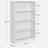 4 Tier Bookcase - Wood - Natural Finish - Adjustable Shelves for Children's Books and Home Office Storage