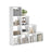 Bookcase - Wood - White - 10 Open Cubes