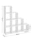Bookcase - Wood - White - 10 Open Cubes