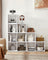 Bookcase - Wood - White - 10 Open Cubes