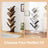 Corner Bookcase - Wood - Rustic Brown - 9-Tier Design for Books and Media