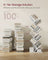 8-Tier Bookshelf - Wood - Rustic Brown - Floor Standing Design