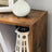 6-Tier Bookcase, Storage Shelving Unit - Rustic Brown