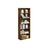 6-Tier Bookcase, Storage Shelving Unit - Rustic Brown