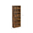 6-Tier Bookcase, Storage Shelving Unit - Rustic Brown
