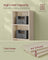 6-Tier Bookcase - Wood - Natural Beige - Adjustable Shelves for Children's Books and Storage