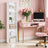 Bookshelf - Wood - Natural Finish - 6 Adjustable Shelves for Home Office and Children's Storage