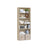 Bookcase - Wood - Natural Beige - 6-Tier Open Storage with Adjustable Shelves