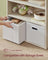 Bookcase - Wood - Natural Beige - 6-Tier Open Storage with Adjustable Shelves