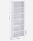 Bookcase - 6 Adjustable Shelves - Wood - Cloud White