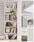 Bookcase - 6 Adjustable Shelves - Wood - Cloud White