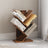 5-Tier Bookshelf - Wood - Cloud White - Space-Saving Corner Design