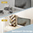 5-Tier Bookshelf - Wood - Cloud White - Space-Saving Corner Design