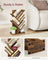 5-Tier Tree Bookshelf - Rustic Brown - Wooden