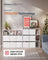 Bookshelf - 6 Fabric Drawers - Engineered Wood - Snow White - Toolless Assembly
