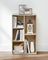 Wooden Bookcase - 5-Cube Design - Oak - Floor Standing Bookshelf
