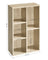 Wooden Bookcase - 5-Cube Design - Oak - Floor Standing Bookshelf