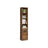 Tall Bookcase - 6-Tier with Door - Rustic Brown - Wooden