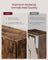 Tall Bookcase - 6-Tier with Door - Rustic Brown - Wooden