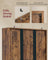 Storage Shelving Unit - Open with Multiple Tiers - Rustic Brown - 80 x 24 x 160.7 cm
