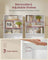 5-Tier Bookshelf - Wood - Cloud White - Open Storage Design