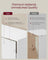 5-Tier Bookshelf - Wood - Cloud White - Open Storage Design