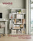 5-Tier Bookshelf - Matte White - Wooden