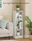 3-Tier Bookshelf - Wood - Rustic Brown - Open Compartments