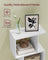 Bookshelf - Engineered Wood - Rustic Brown - 6-Tier Room Divider with Cube Shelves