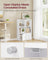 3-Tier Bookcase - 90L - Particleboard - 2 Cabinets