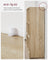 Wooden Display Bookcase - Oak - Free Standing Storage Unit with Open Cubes and Shelves