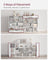 Free Standing Bookcase - Wood - Oak - Open Cubes and Shelves