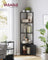 Corner Shelf - 5-Tier Storage Unit - Wood - Rustic Brown