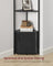 Corner Shelf - 5-Tier Storage Unit - Wood - Rustic Brown